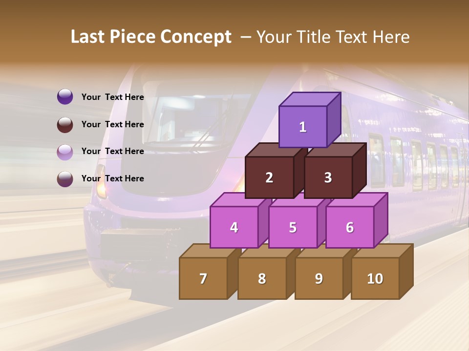 Track Industrial Ticket PowerPoint Template