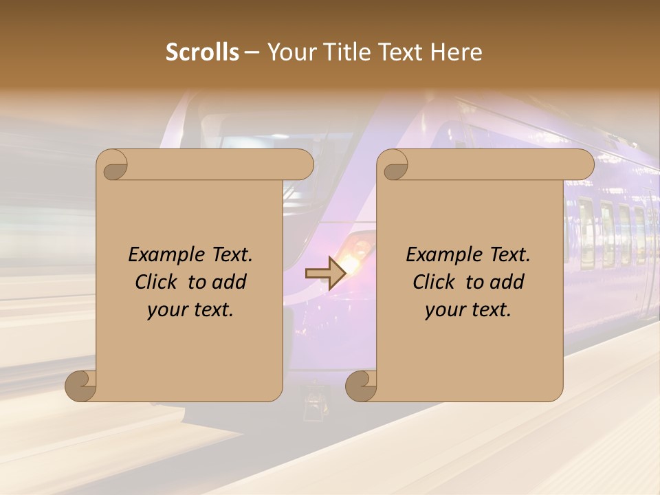 Track Industrial Ticket PowerPoint Template