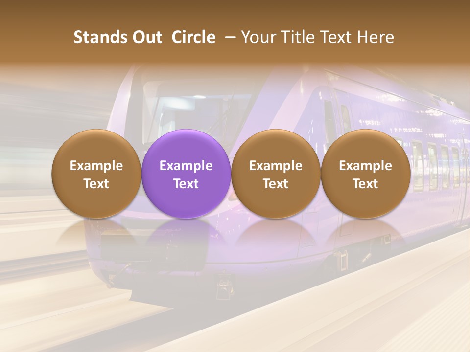 Track Industrial Ticket PowerPoint Template