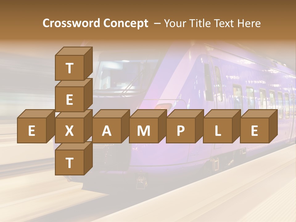 Track Industrial Ticket PowerPoint Template