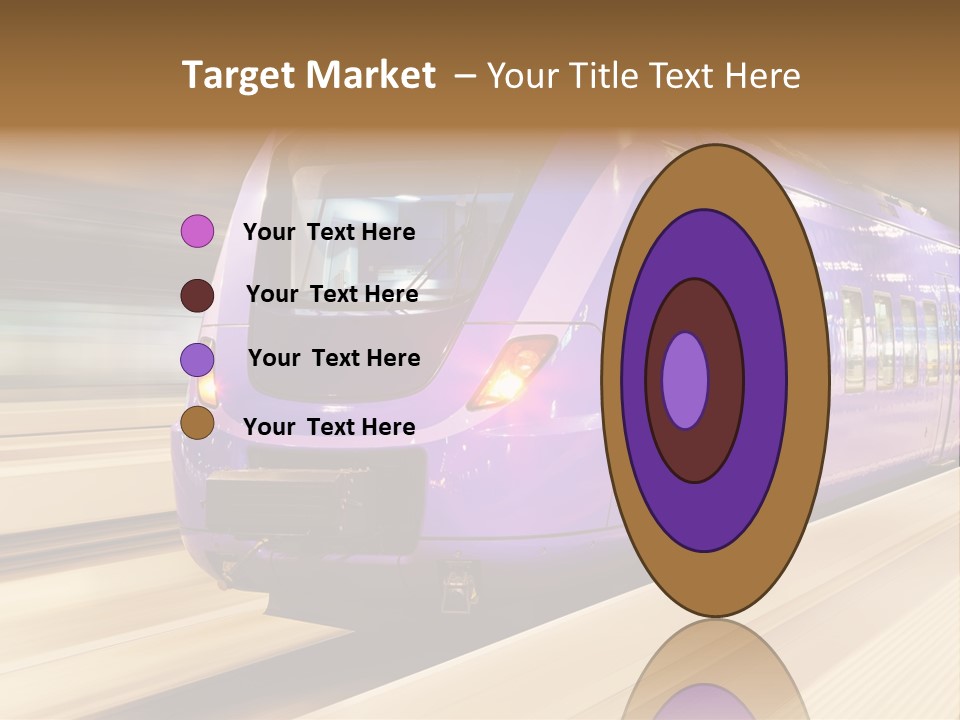 Track Industrial Ticket PowerPoint Template