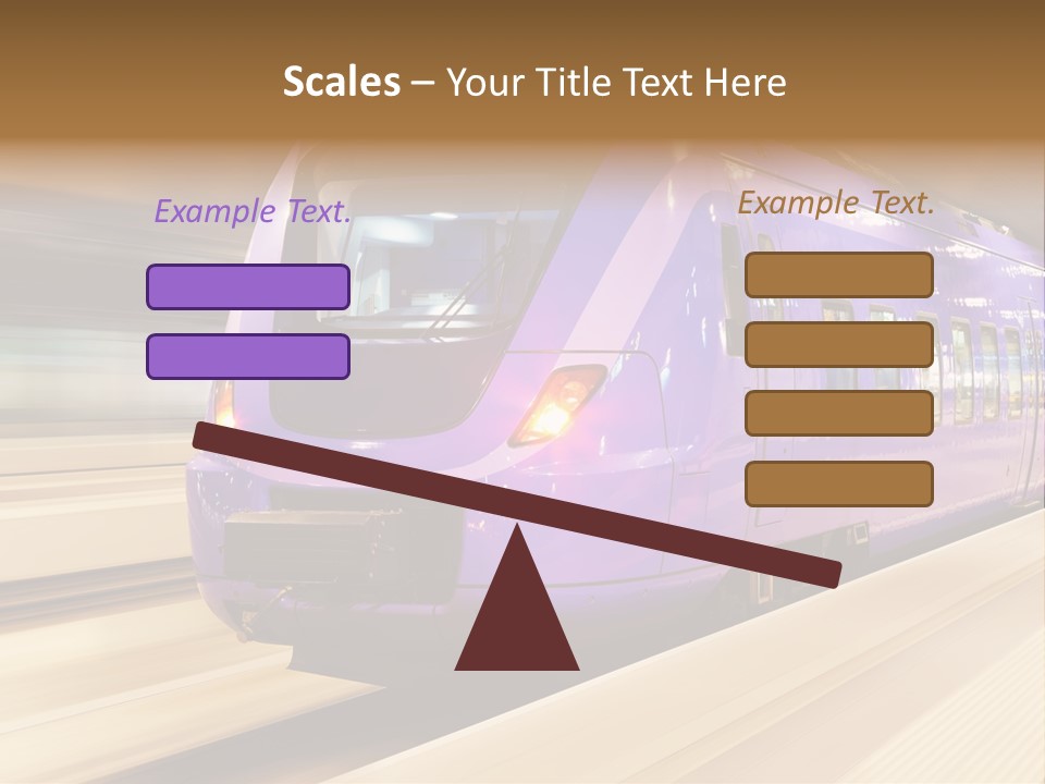 Track Industrial Ticket PowerPoint Template