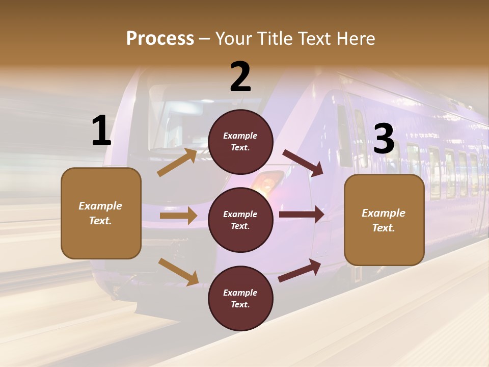 Track Industrial Ticket PowerPoint Template