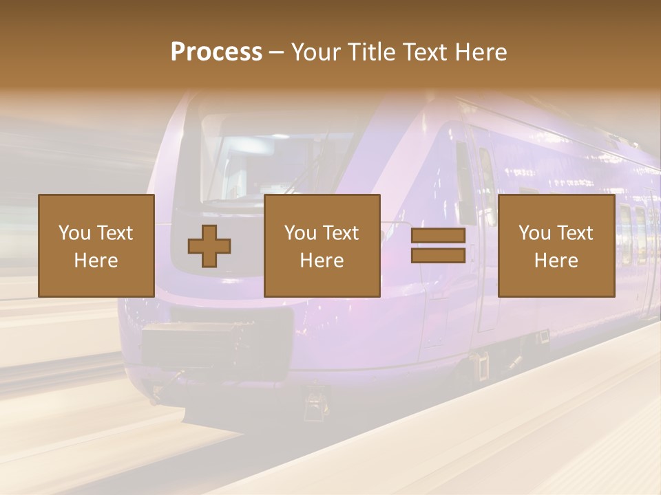 Track Industrial Ticket PowerPoint Template