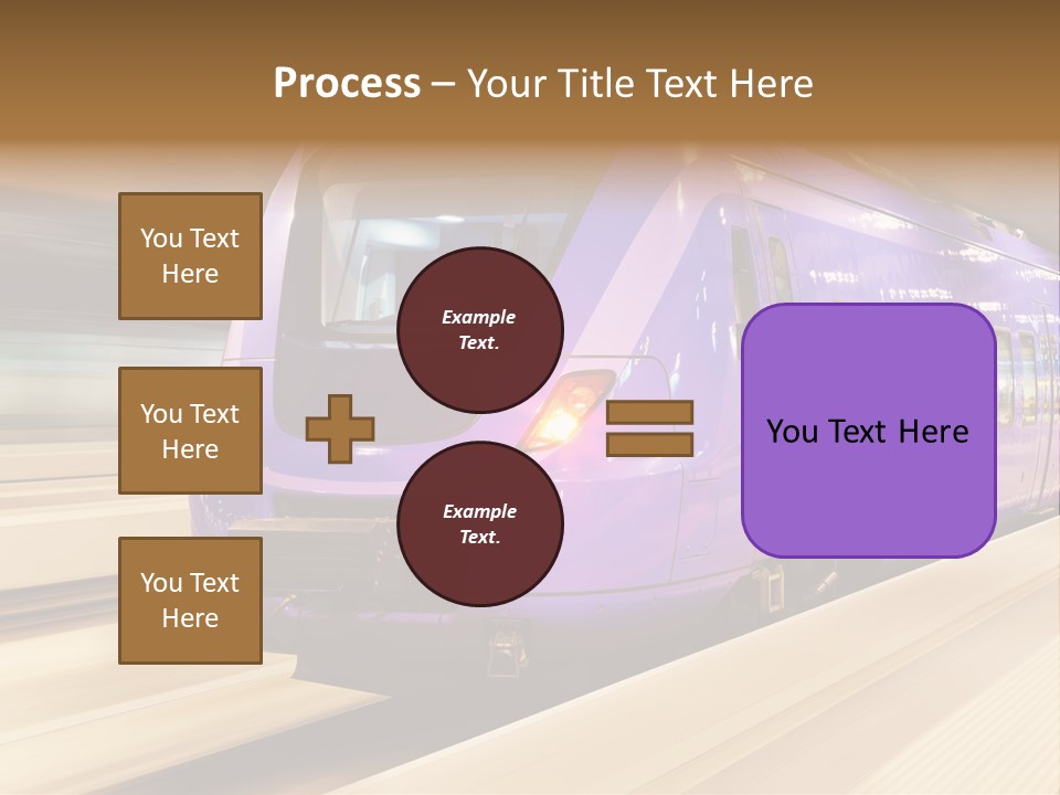 Track Industrial Ticket PowerPoint Template