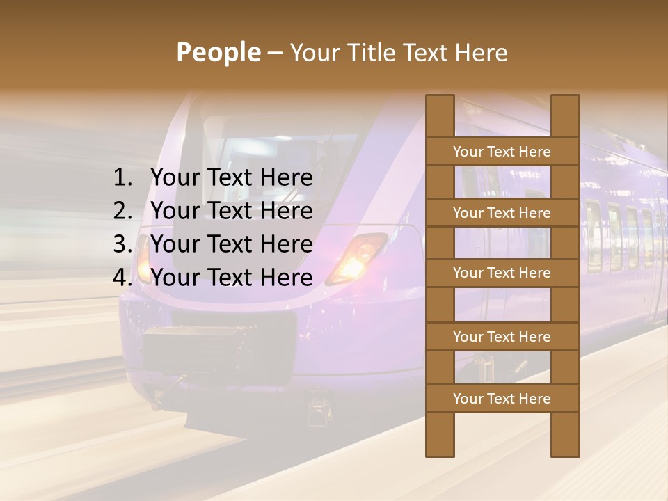 Track Industrial Ticket PowerPoint Template