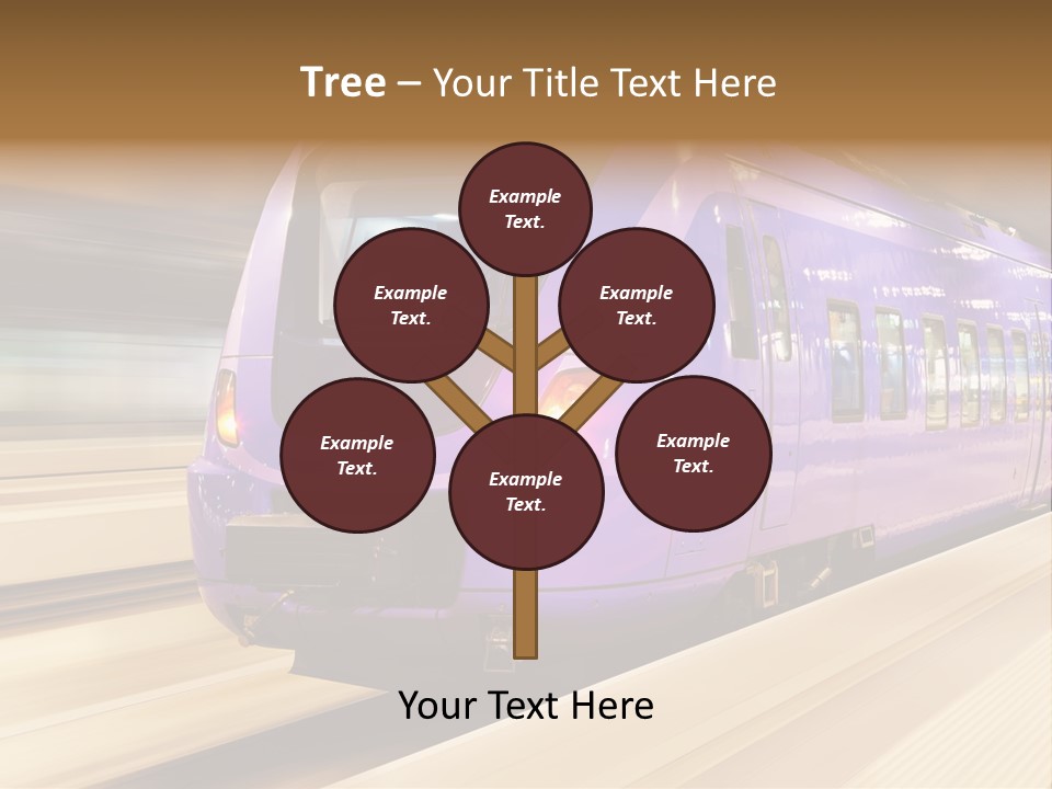 Track Industrial Ticket PowerPoint Template