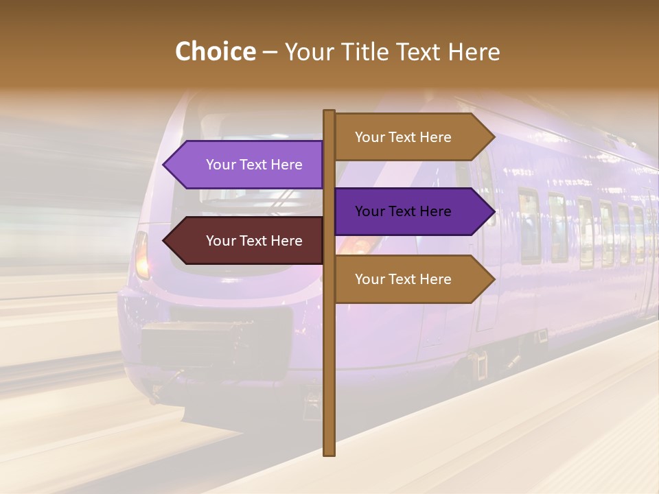 Track Industrial Ticket PowerPoint Template