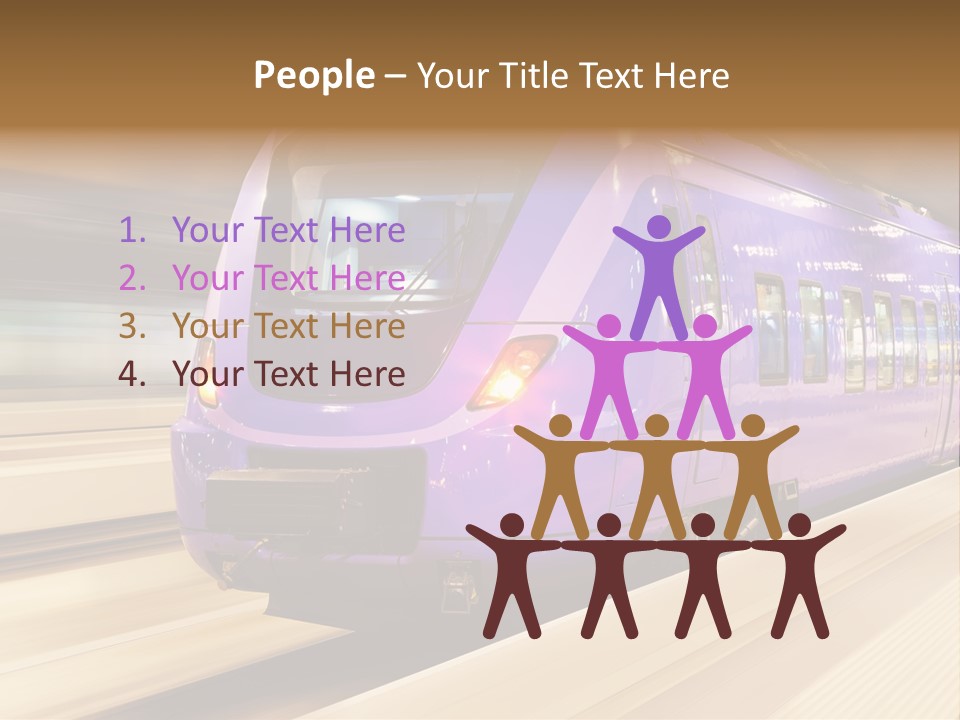 Track Industrial Ticket PowerPoint Template