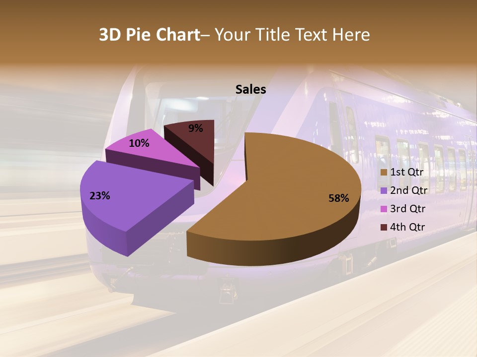 Track Industrial Ticket PowerPoint Template