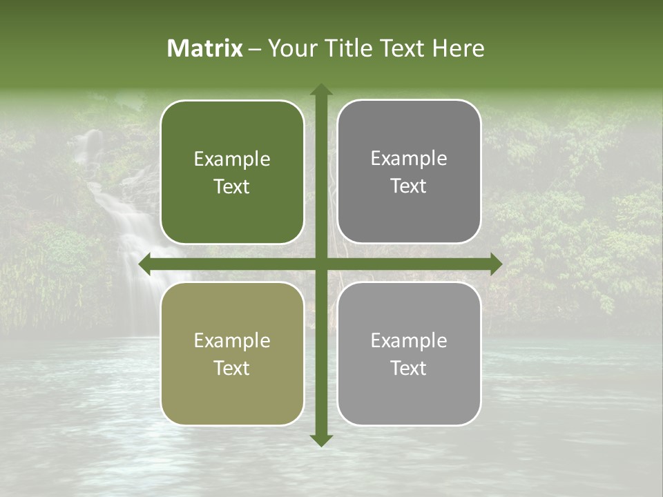 Vitality Natural Coolness PowerPoint Template