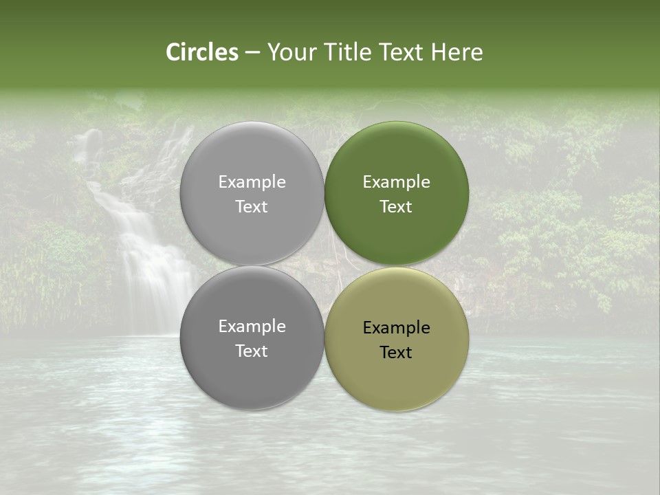 Vitality Natural Coolness PowerPoint Template