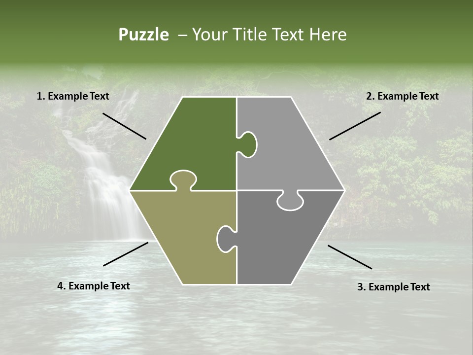 Vitality Natural Coolness PowerPoint Template