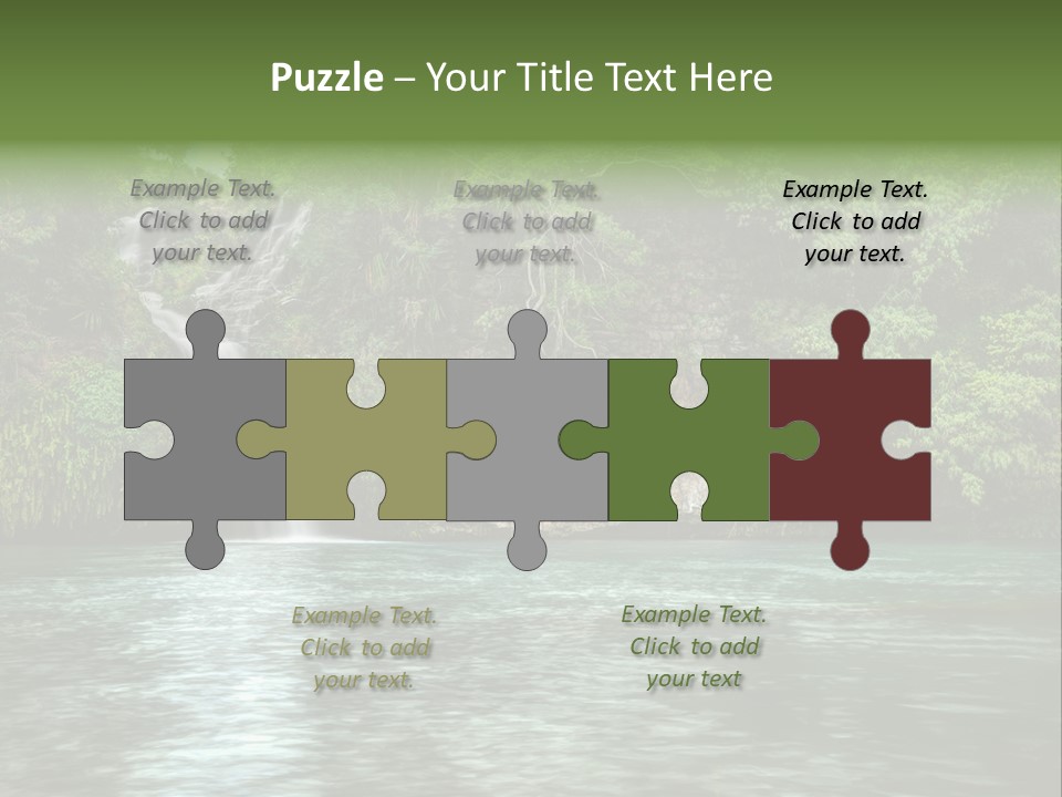 Vitality Natural Coolness PowerPoint Template