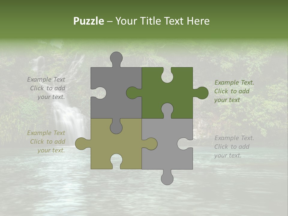 Vitality Natural Coolness PowerPoint Template