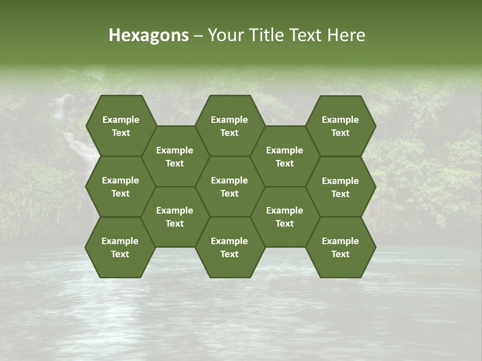 Vitality Natural Coolness PowerPoint Template