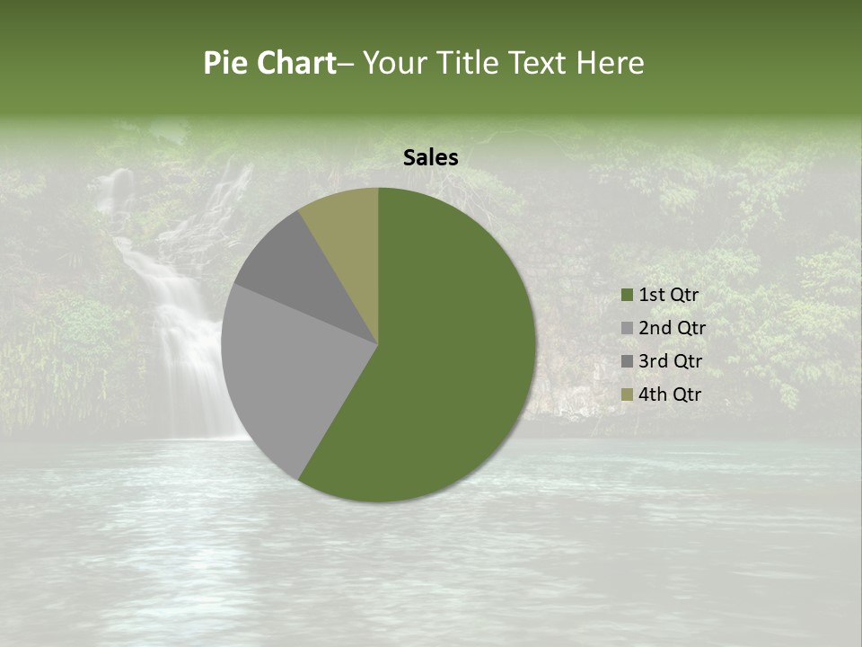 Vitality Natural Coolness PowerPoint Template