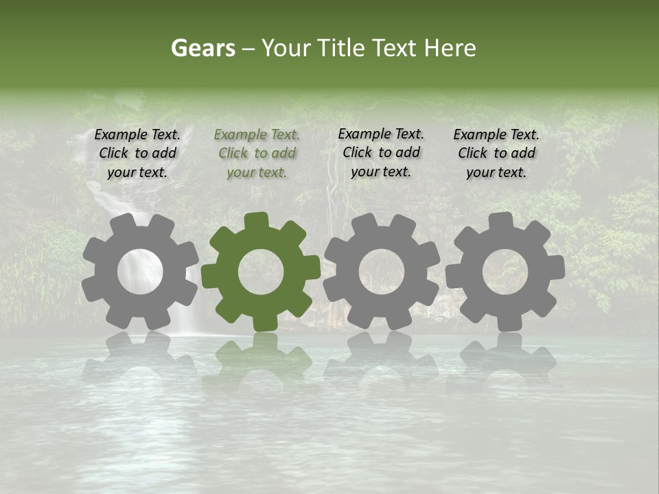 Vitality Natural Coolness PowerPoint Template