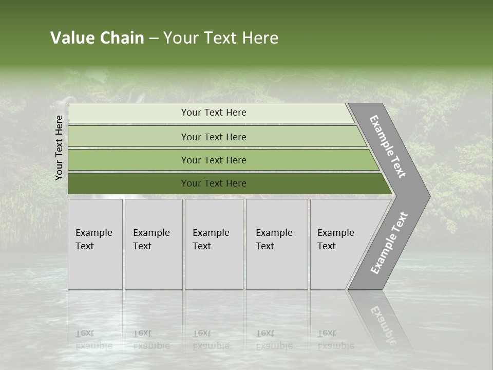 Vitality Natural Coolness PowerPoint Template
