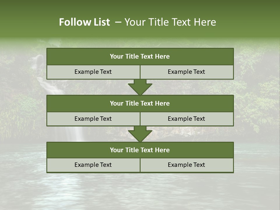 Vitality Natural Coolness PowerPoint Template