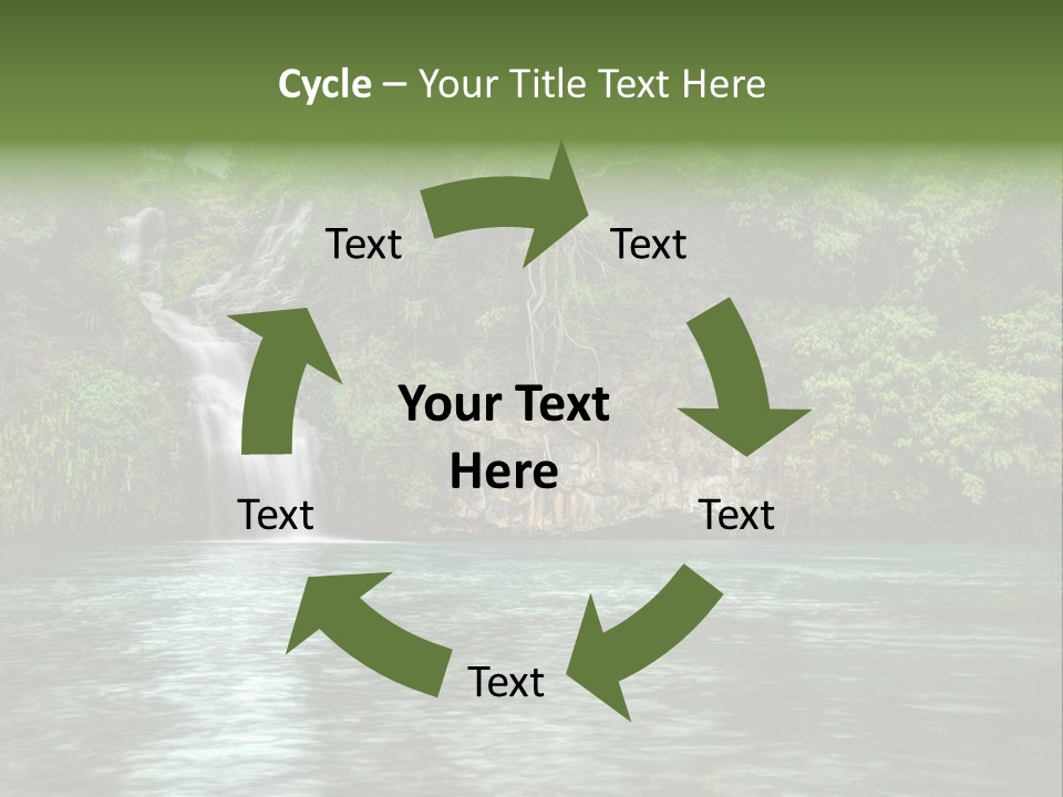 Vitality Natural Coolness PowerPoint Template