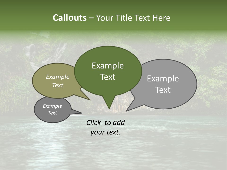Vitality Natural Coolness PowerPoint Template