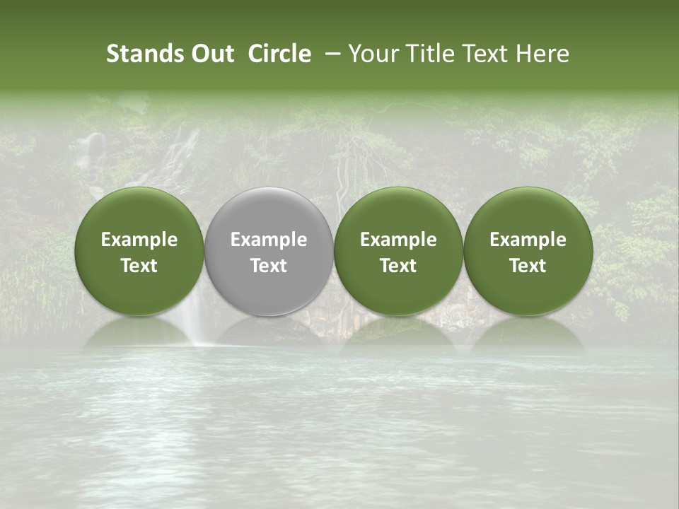 Vitality Natural Coolness PowerPoint Template