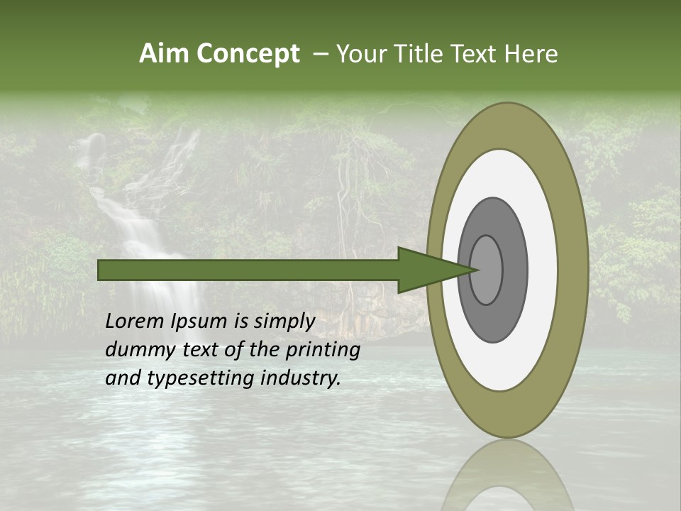 Vitality Natural Coolness PowerPoint Template