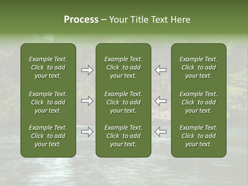 Vitality Natural Coolness PowerPoint Template