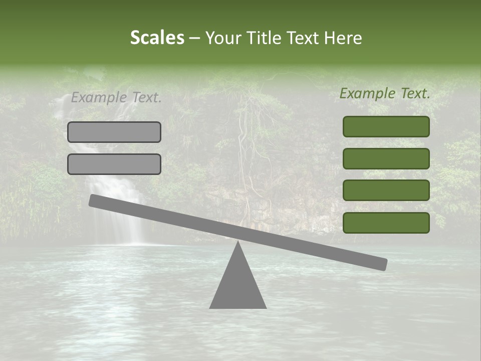 Vitality Natural Coolness PowerPoint Template
