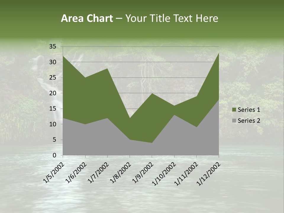 Vitality Natural Coolness PowerPoint Template