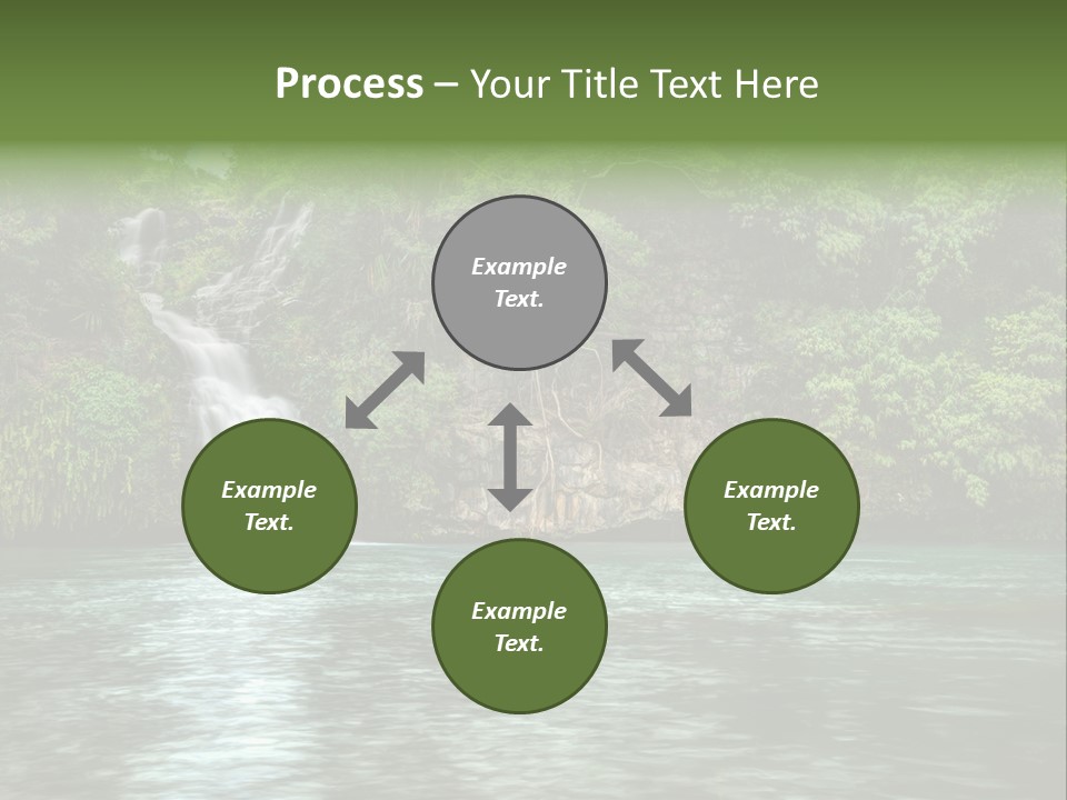 Vitality Natural Coolness PowerPoint Template