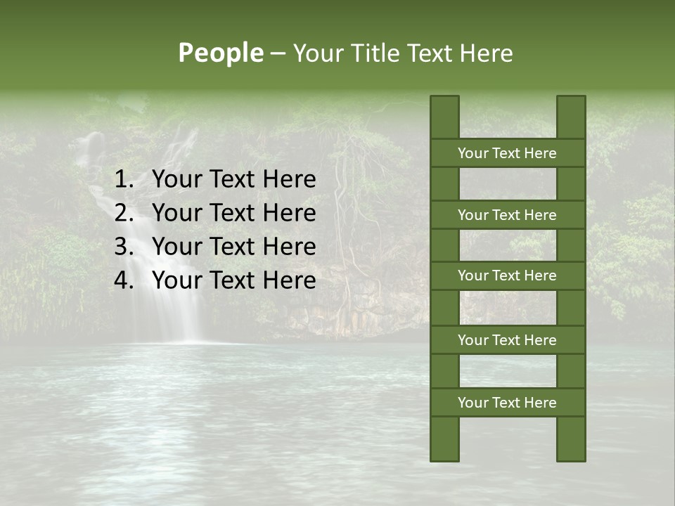 Vitality Natural Coolness PowerPoint Template