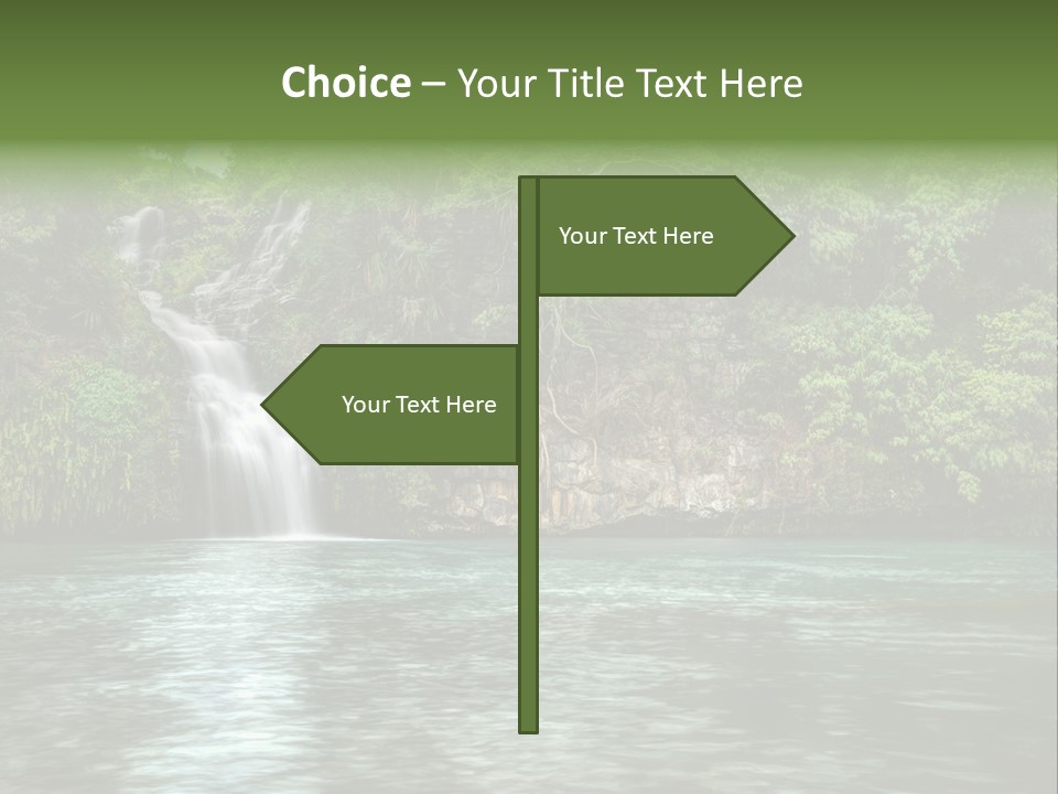 Vitality Natural Coolness PowerPoint Template