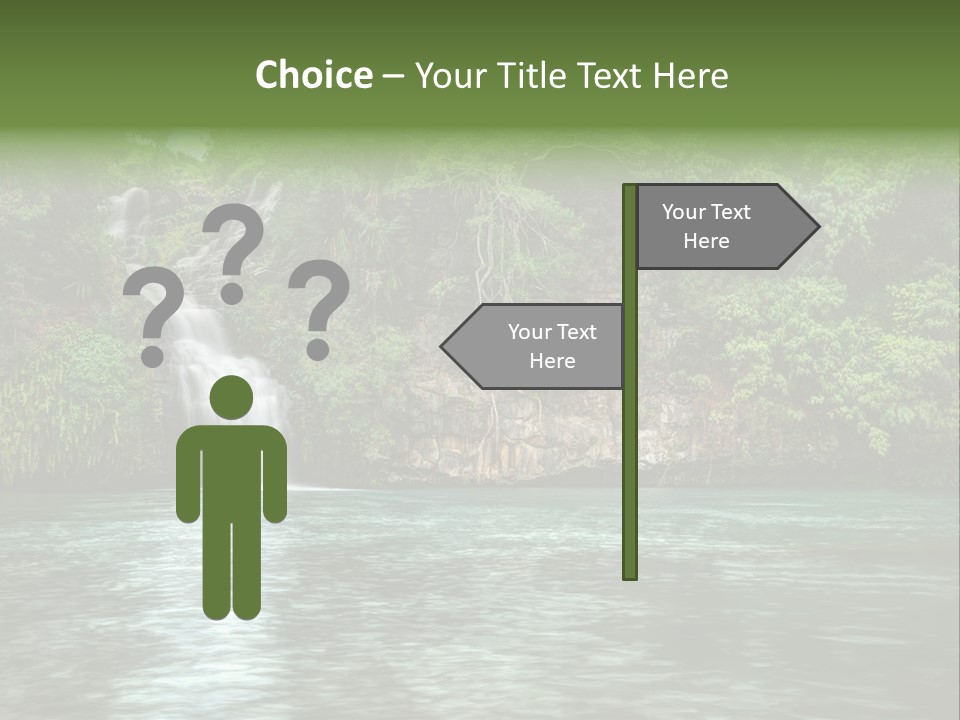 Vitality Natural Coolness PowerPoint Template