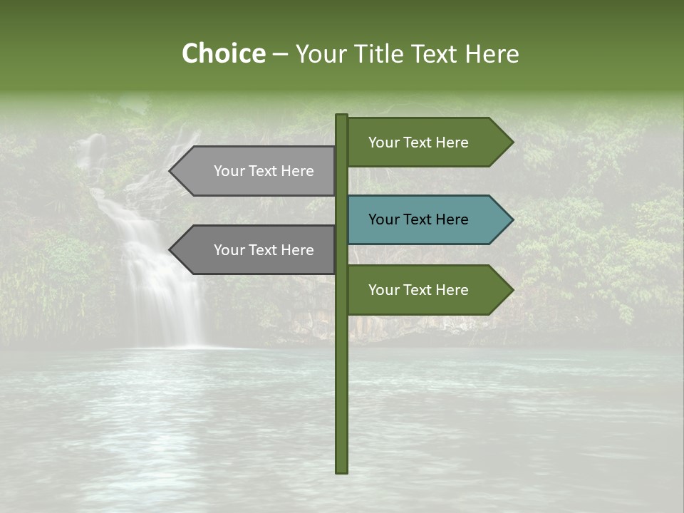 Vitality Natural Coolness PowerPoint Template
