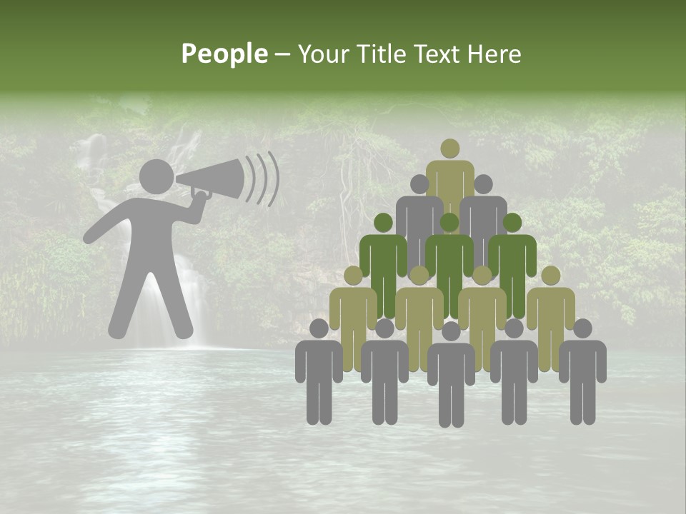 Vitality Natural Coolness PowerPoint Template