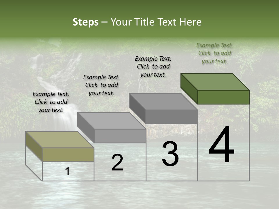 Vitality Natural Coolness PowerPoint Template