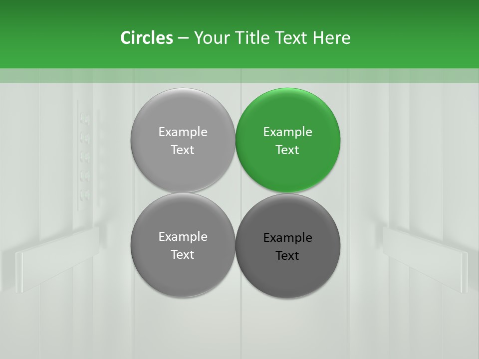 Lobby Hotel Down PowerPoint Template