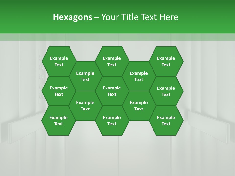 Lobby Hotel Down PowerPoint Template