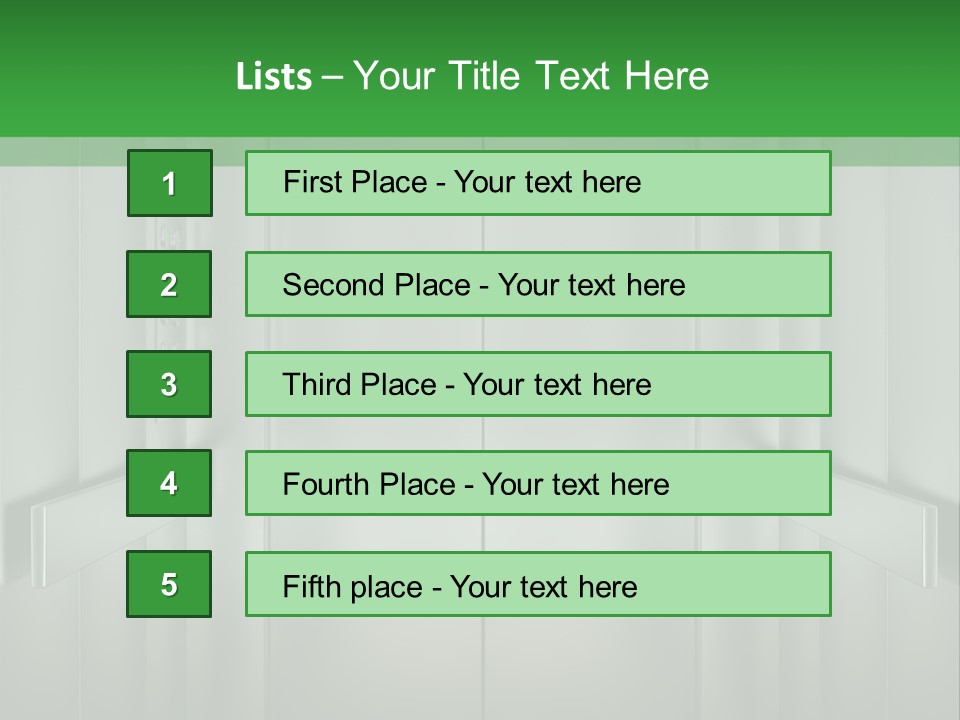 Lobby Hotel Down PowerPoint Template