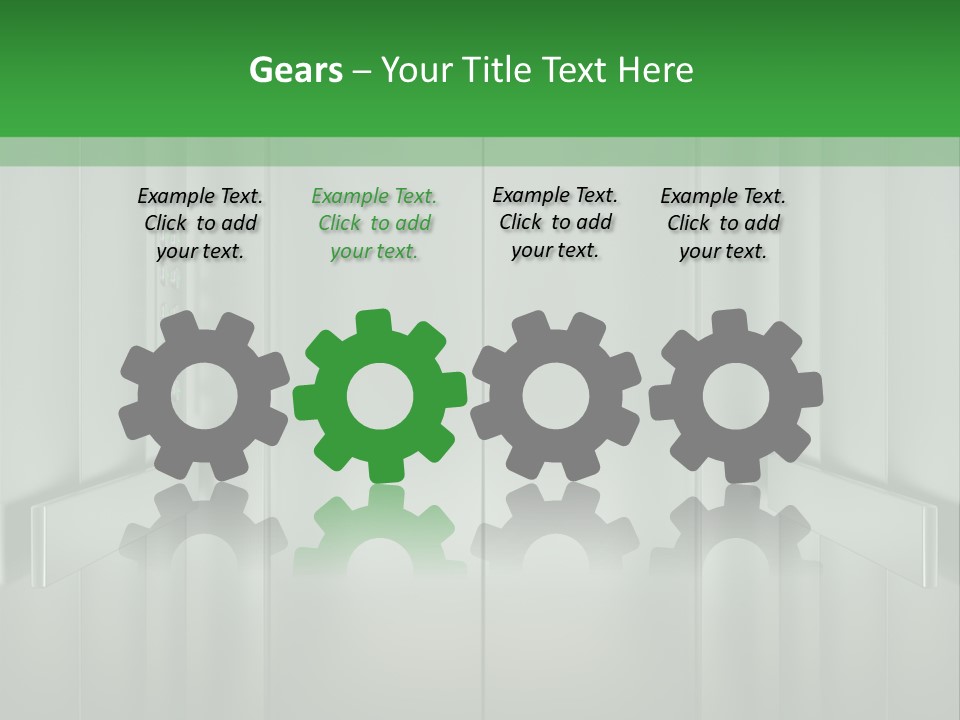 Lobby Hotel Down PowerPoint Template