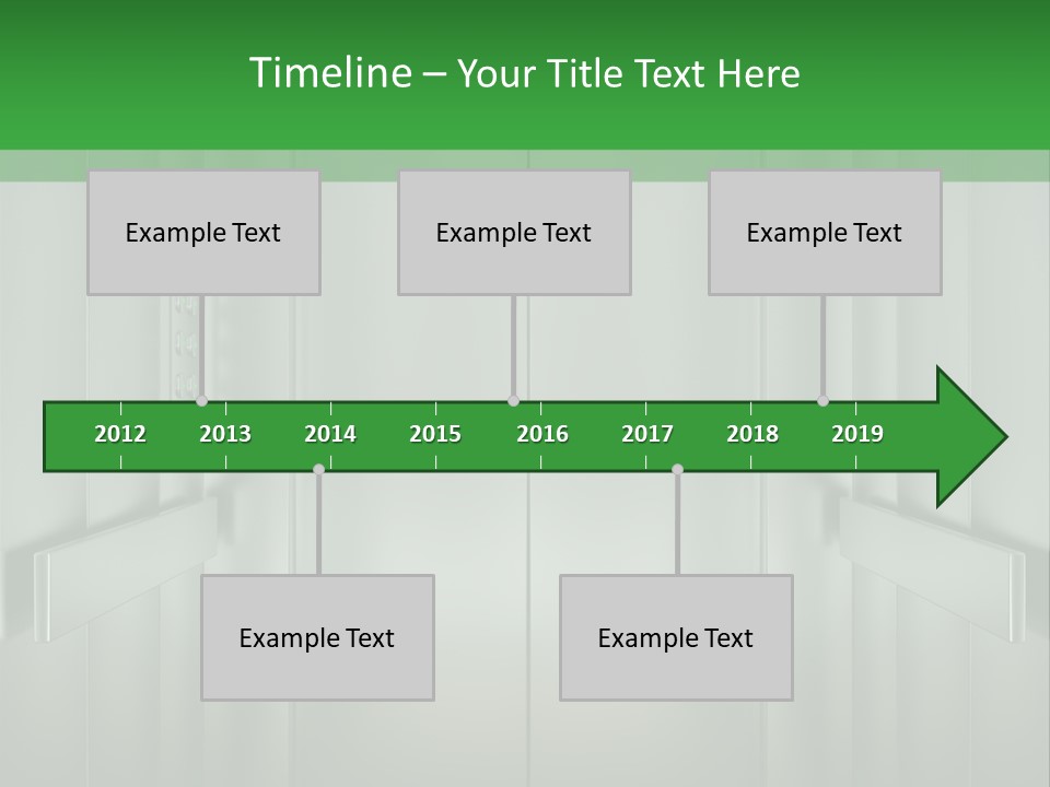 Lobby Hotel Down PowerPoint Template