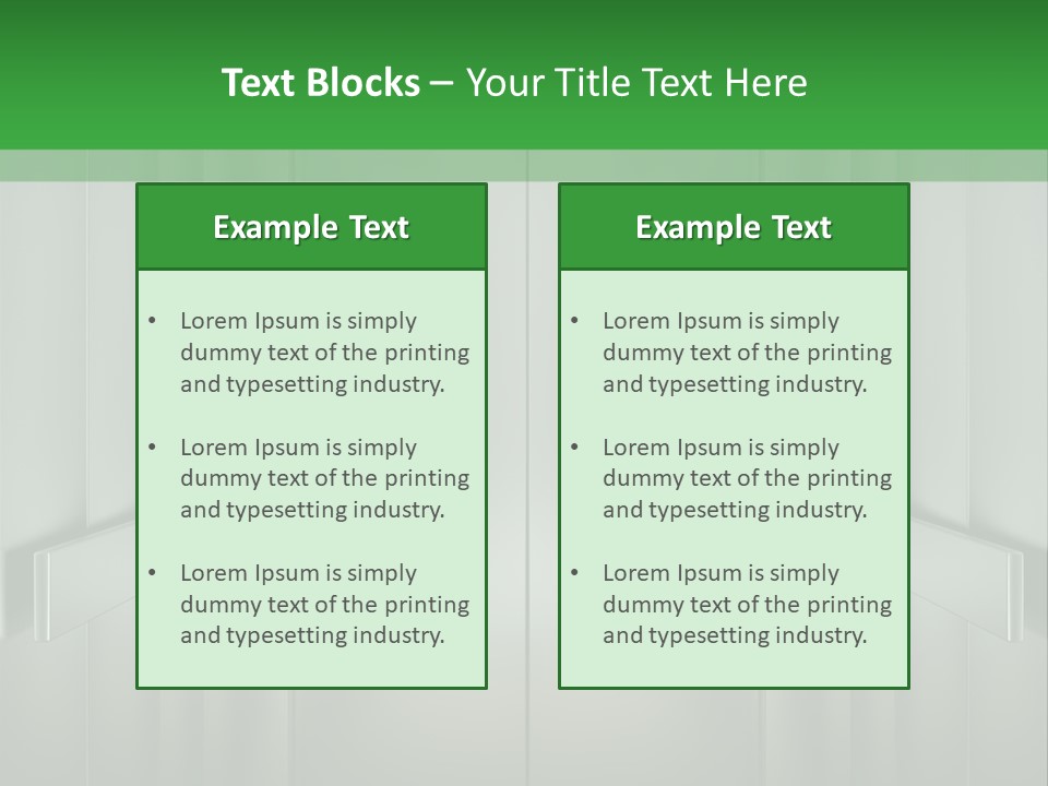 Lobby Hotel Down PowerPoint Template