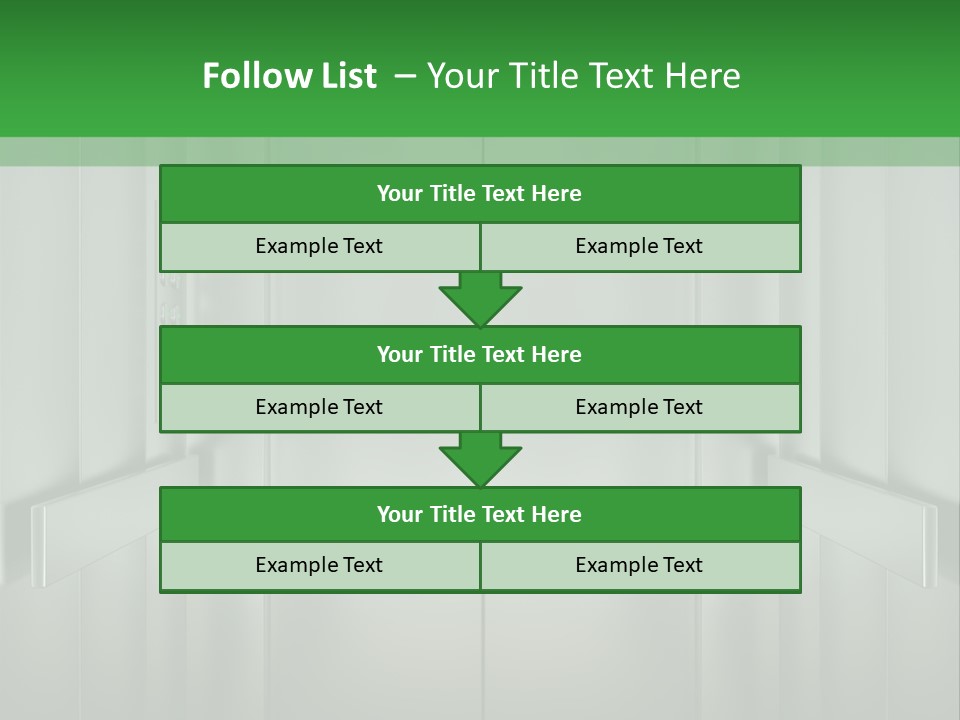 Lobby Hotel Down PowerPoint Template