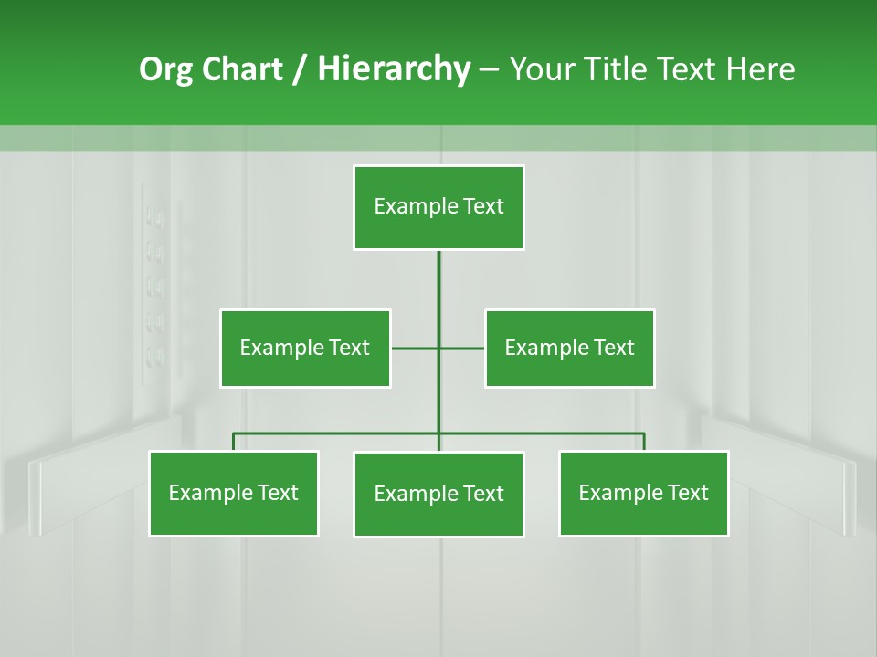 Lobby Hotel Down PowerPoint Template