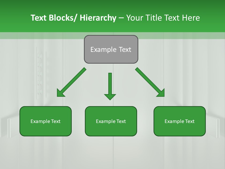 Lobby Hotel Down PowerPoint Template