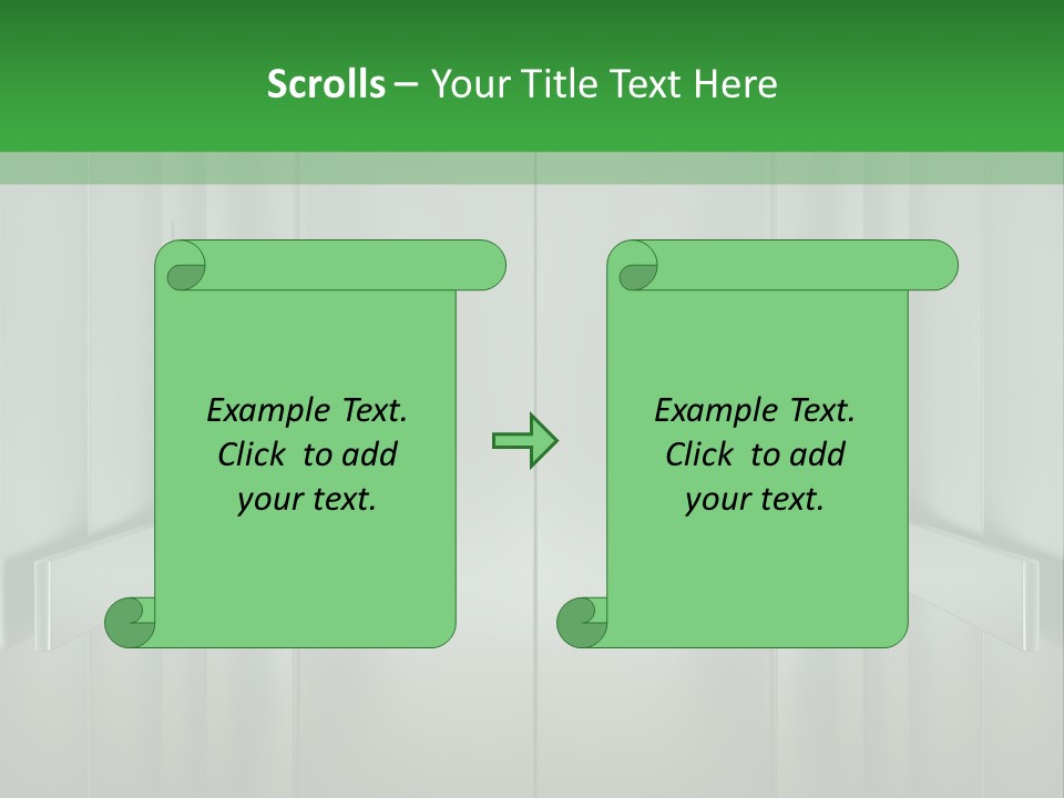 Lobby Hotel Down PowerPoint Template