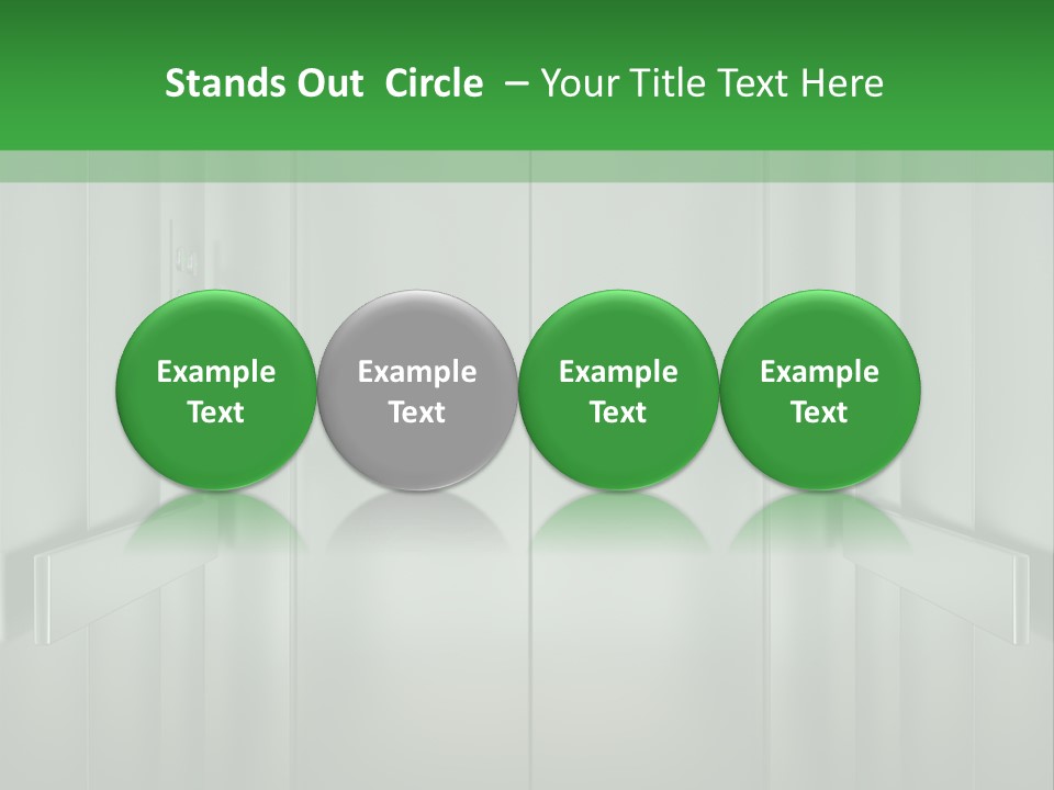 Lobby Hotel Down PowerPoint Template