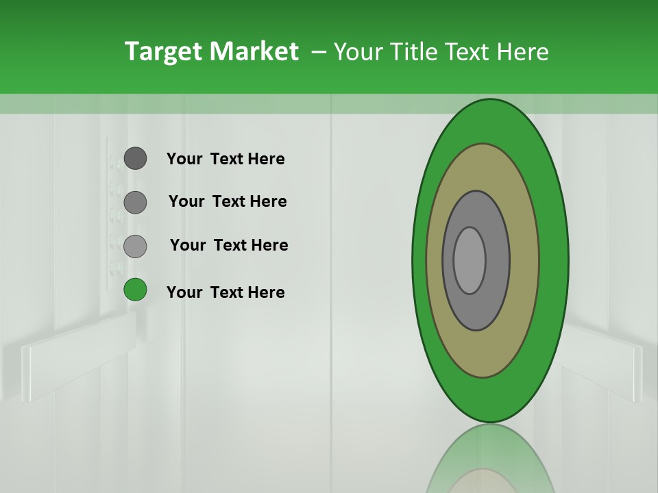 Lobby Hotel Down PowerPoint Template